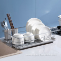 Plastic And Stainless Steel Metal Wire Dish Rack